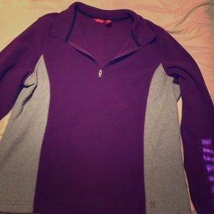 Fleece pullover sweatshirt